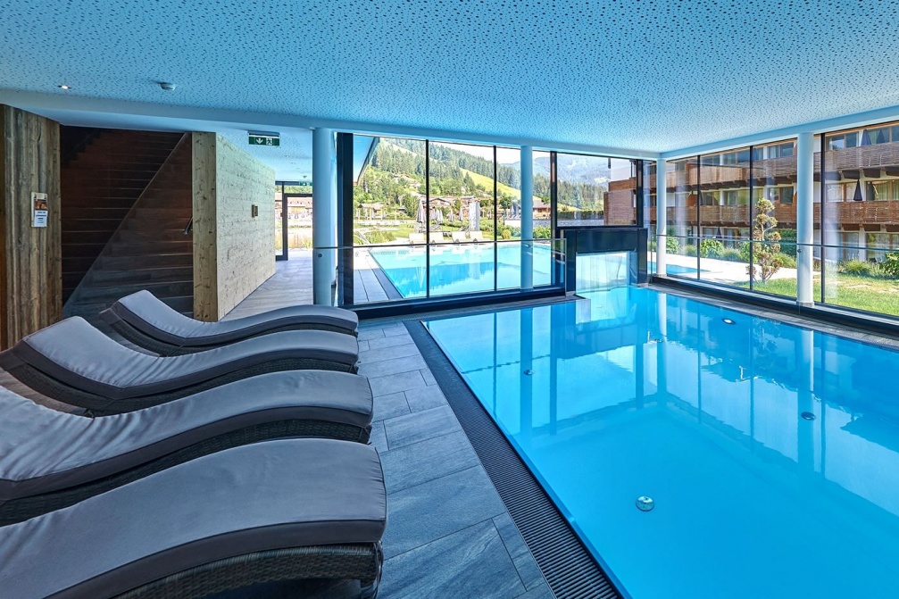 Indoor pool at the Central Flachau holiday resort